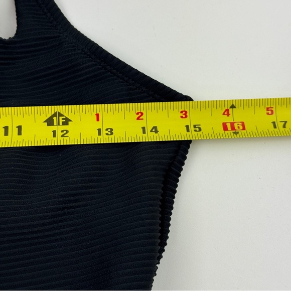 BCBG Generation Black Cutout One Piece Bathing Suit Swimsuit size Medium - Picture 10 of 12